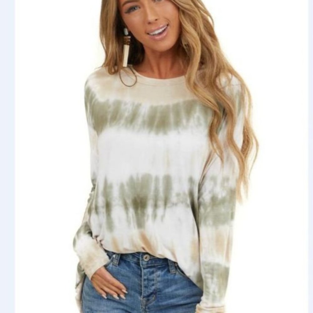 Tie Dye Long Sleeve Top